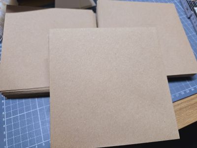Briefumschlag braun Kraftpapier -quadratisch-